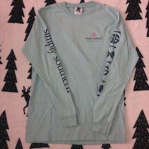 Simply Southern Women’s Turquoise Long Sleeve